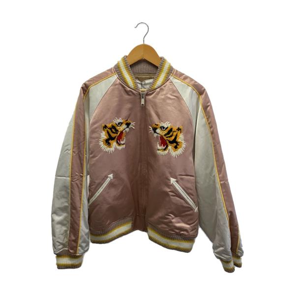amok◇HAND EMBROIDERY SOUVENIR JACKET/スカジャン/M/コットン/ピンク