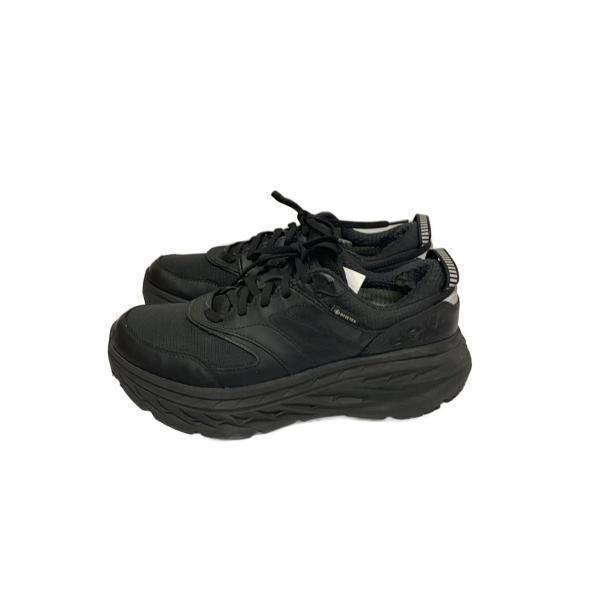 HOKA ONE ONE◇BONDI L GTX/ローカットスニーカー/25cm/ブラック
