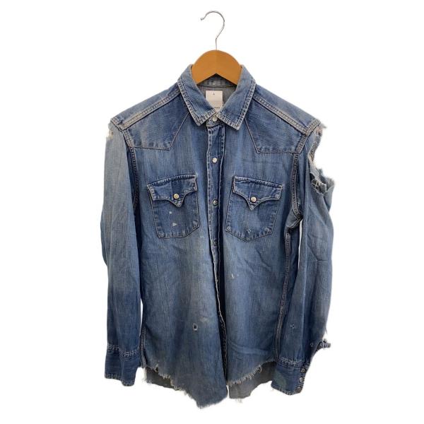 Levi's◇VT/50S/襤褸/ショートホーン/デニムウエスタンシャツ