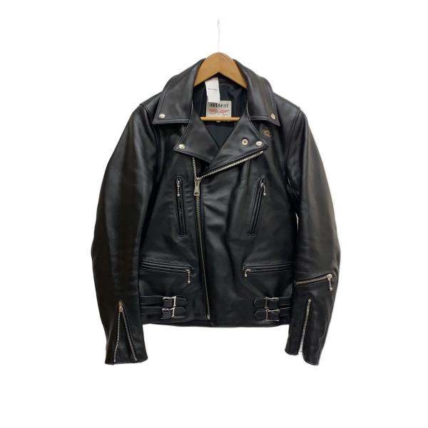 ダブルライダース　ロンジャン　ライトニングタイプ　36 黒 Lewis Leathers(ルイスレザーズ) LIGHTNINGダブルライダースジャケット
