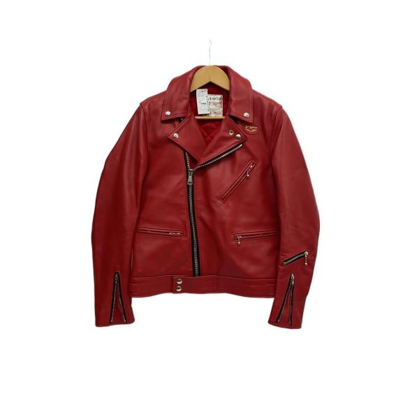 『専用』Lewis Leathers レザーライダースジャケット レッド COMME des GARCONS × LEWIS Leathers(コムデギャルソン × ルイスレザー