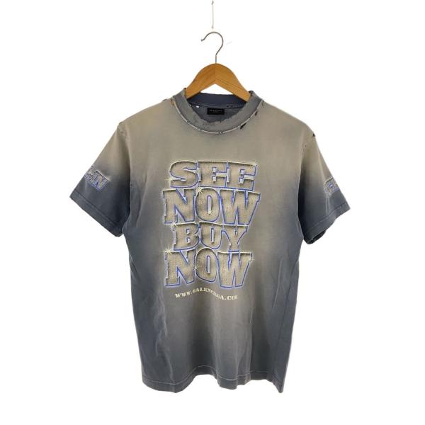 BALENCIAGA◇SEE NOW BUY NOW/Tシャツ/M/コットン/IDG/764235 TQVE8