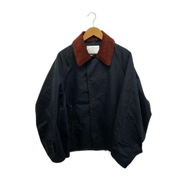 kolor◇タグ付属/25SS/ステンカラーコート/2/コットン/ネイビー/25SCM