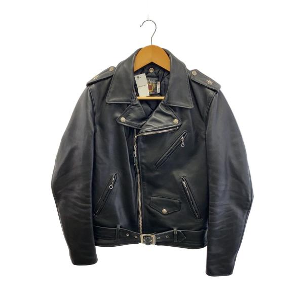 Schott◇613UST ONESTAR TALL/ダブルライダースジャケット/36