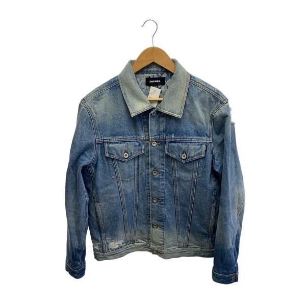 DIESEL◇D-ROBYN/クラッシュデニムジャケット/Gジャン/L/デニム/IDG
