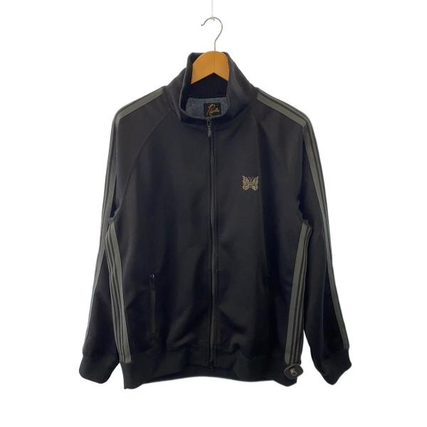 Needles◇TRACK JACKET POLY SMOOTH/ジャージ/L/ポリエステル/BLK