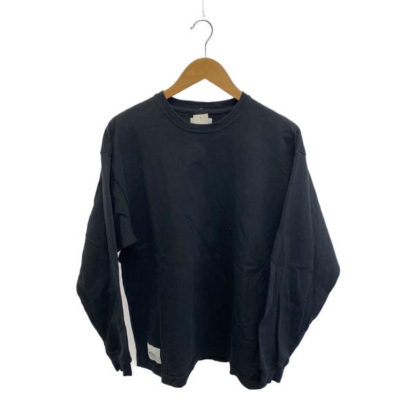 WTAPS◇25AW/SIGN-YD/LS/COTTON/長袖Tシャツ/2/コットン/BLK/252ATDT