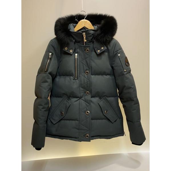 MOOSE KNUCKLES◇3Q JACKET/ダウンジャケット/M/コットン/GRY/無地
