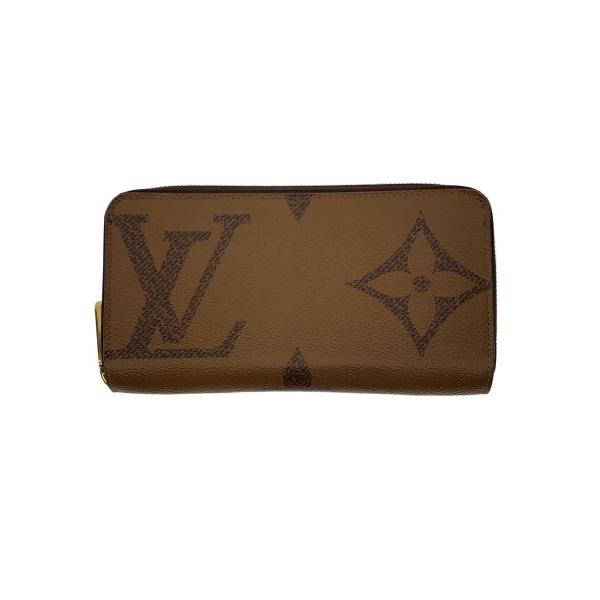 LOUIS VUITTON◇ジッピー・ウォレット_モノグラム・ジャイアント