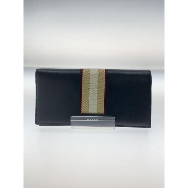 BALLY◇2つ折り財布/レザー/ブラック/メンズ : セカンドストリート