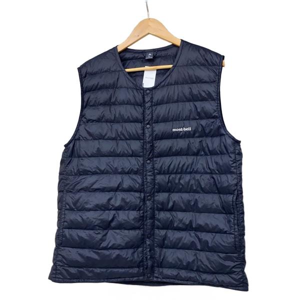 mont-bell ブラック ダウンベスト XL mont-bell◇ダウンベスト/XL/ナイロン/ブラック// : セカンド
