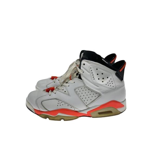 NIKE◆AIR JORDAN 6 RETRO/エアジョーダンレトロ/ホワイト/384664-123/28.5cm/WHT//