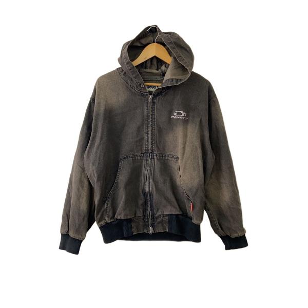 9090◇Heisei Logo Denim Zip Hoodie/ジャケット/XL/デニム/IDG/NN1791