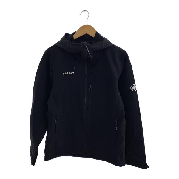 MAMMUT◇タグ付/Trekkers SO Hooded Jacket/M/ポリエステル/ブラック
