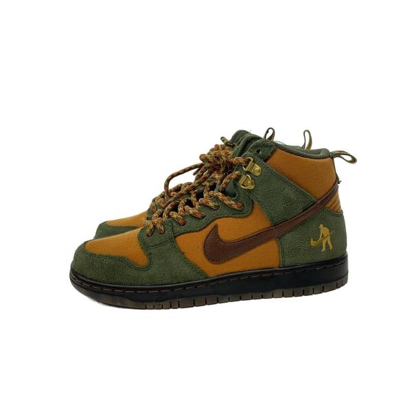 NIKE◆X PASS-PORT SB DUNK HIGH WORK BOOT/27cm/グリーン/DO6119-300//
