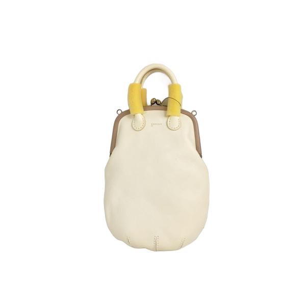 genten ミネルヴァキッコがま口ショルダーバッグ美品❗️