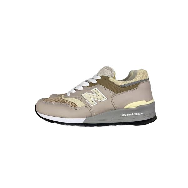 NEW BALANCE◆ローカットスニーカー/25.5cm/ベージュ/U997GG/USA製//
