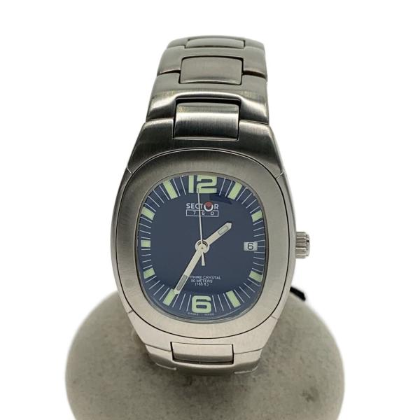 SECTOR◇クォーツ腕時計/アナログ/NVY/SLV/760 : セカンド