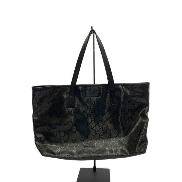GUCCI◇トートバッグ_GGインプリメ/PVC/BLK : セカンドストリートYahoo