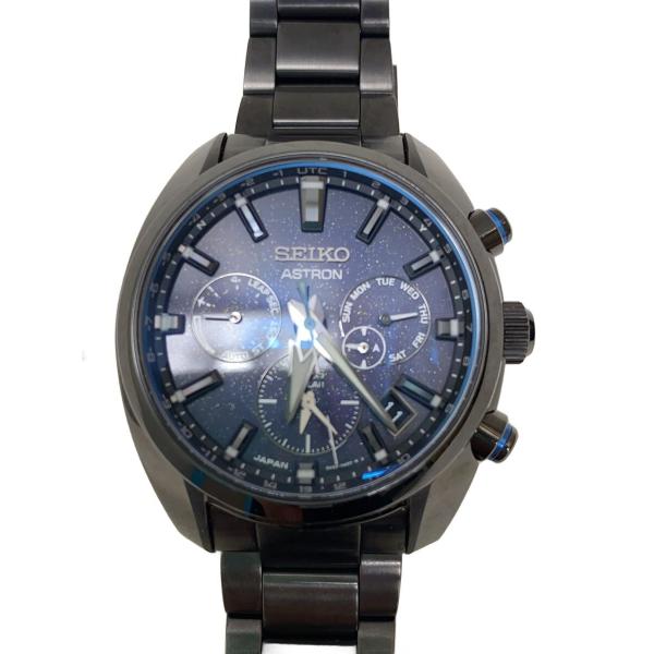SEIKO◇ASTRON/アストロン/ソーラー腕時計/アナログ/クロノグラフ/5X53