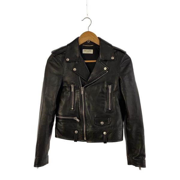 【最終値下げ】SAINT LAURENT ライダースジャケット SAINT LAURENT◇ダブルライダースジャケット/34/レザー/BLK/L01