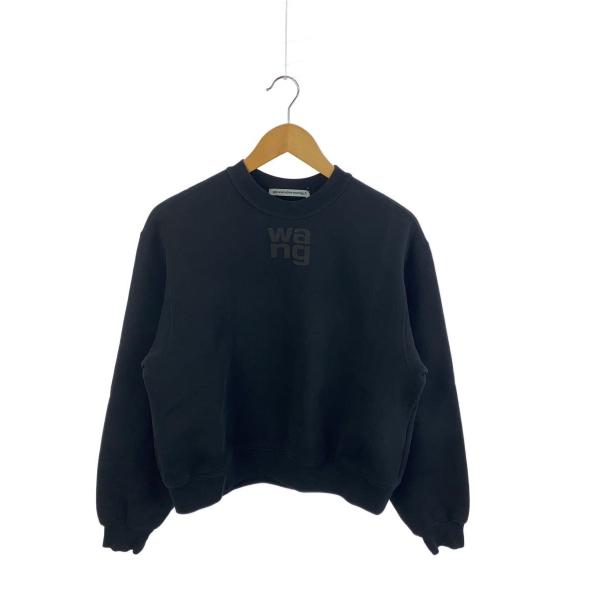 Alexander Wang◇スウェット/ロゴ/XS/コットン/BLK : セカンド