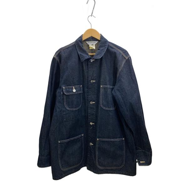 Carhartt◇カバーオール/デニムジャケット/ワークウェア/XL/デニム/IDG