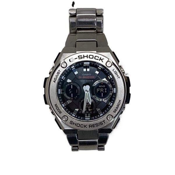 CASIO◇ソーラー腕時計・G-SHOCK/デジアナ/SLV// : セカンドストリート