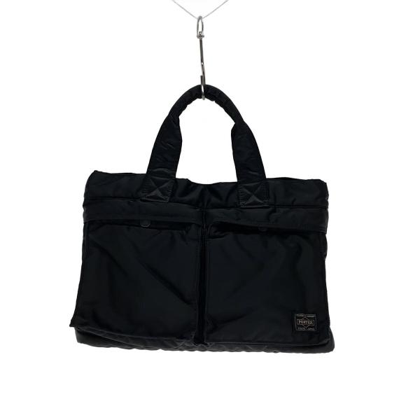 PORTER◇TANKER/タンカー/吉田カバン/トートバッグ/ハンドバッグ/BLK