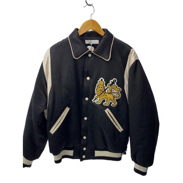 Sasquatchfabrix.◇スタジャン/L/コットン/BLK/22AW-JKM-011