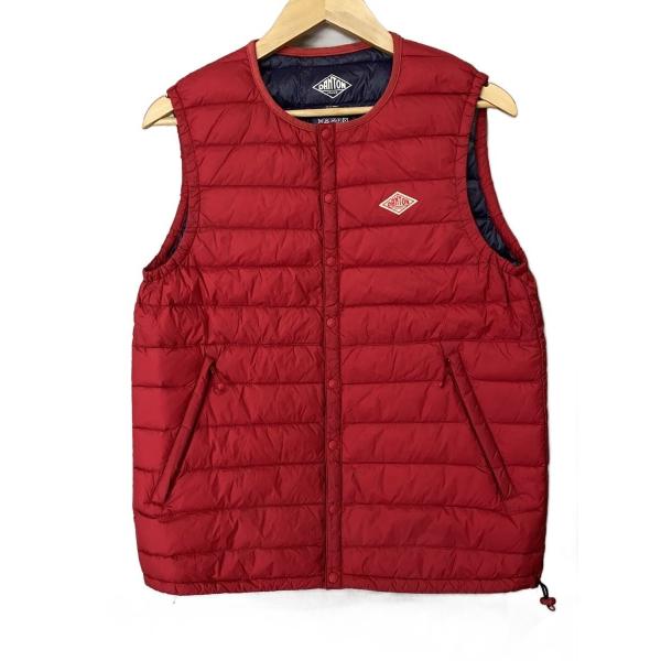 DANTON◇INNNER DOWN VEST/ダウンベスト/40/ナイロン/RED/JD-8752/19A