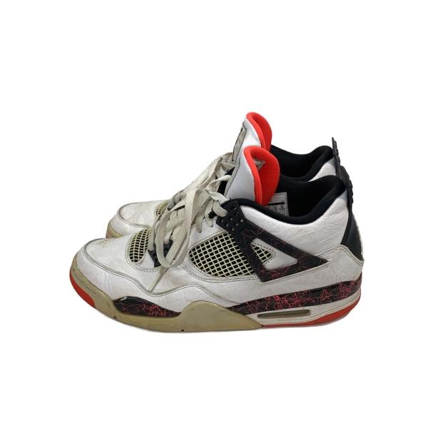 NIKE◆AIR JORDAN 4 RETRO/エアジョーダンレトロ/ホワイト/308497-116/30cm/WHT/レザ//