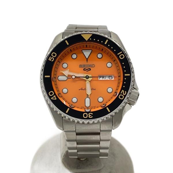 SEIKO◇自動巻腕時計/アナログ/ステンレス/ORN/SLV/4R36-07G0