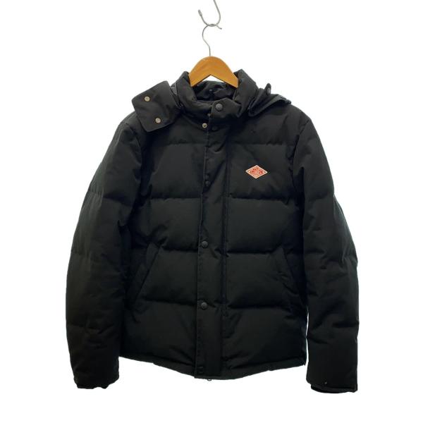 DANTON◇ダウンジャケット/38/ポリエステル/BLK/無地/18A-FA-002