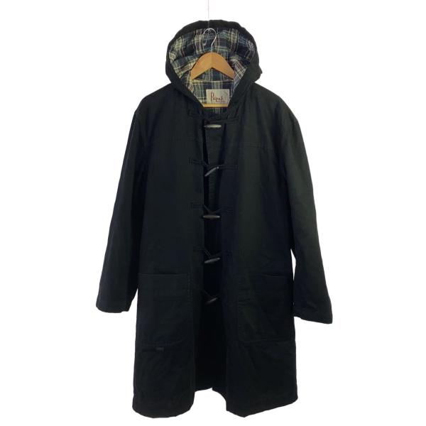 Papas◇ダッフルコート/L/コットン/BLK/D0444FCH009// : セカンド