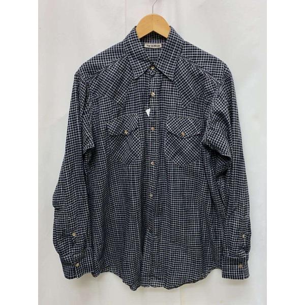MAATEE&SONS◇25AW/GUPTA WESTERN SHIRTS長袖シャツ/2/コットン/BLK