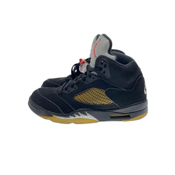 NIKE◆AIR JORDAN 5 RETRO OG/エアジョーダンレトロ/ブラック/845035-003/27.5cm/B//