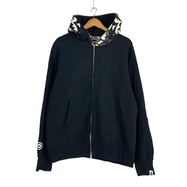 A BATHING APE◇シャークパーカー/XL/コットン/ブラック/001ZPA751037J