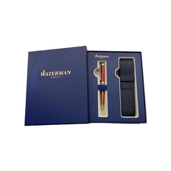WATERMAN メトロポリタンシリーズ万年筆 専用ケース付 WATERMAN◇メトロポリタンエッセンシャル/サンセットオレンジCT