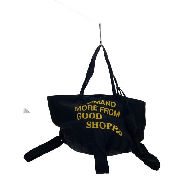 A MACHINE◇トートバッグ/コットン/ブラック : セカンドストリート