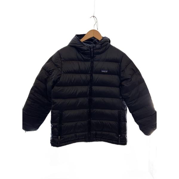 あさん専用 patagonia◇Boys Hi Loft Down Sweater Hoodie/XL/ポリエステル/BLK