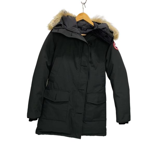   / ダウンジャケット/S/ポリエステル/BLK/2603JL CANADA GOOSE◇ロングダウンジャケット/S/ポリエステル/BLK/無地/2603L