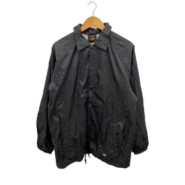 DICKIES◇ナイロンジャケット/S/ナイロン/ブラック/BLK/コーチ