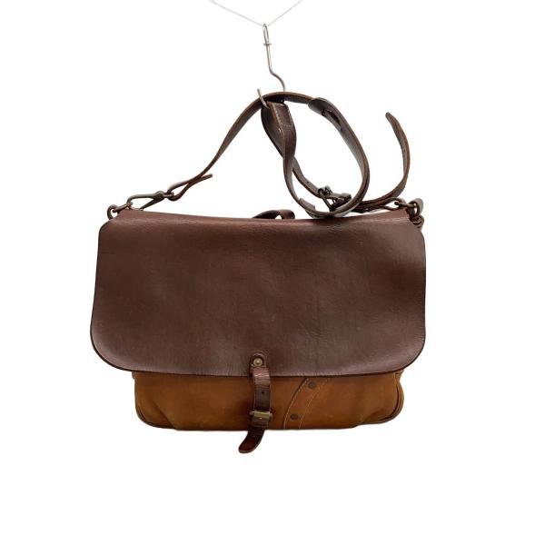 RRL◇ショルダーバッグ/レザー/BRW// : セカンドストリートYahoo!店