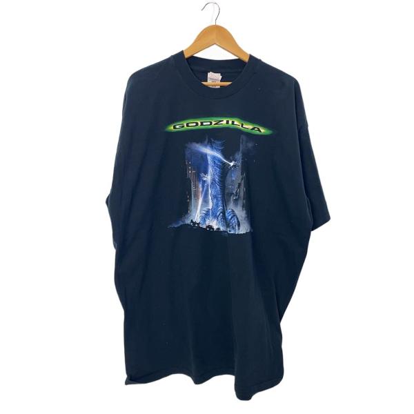 90'sGODZILLA 映画プリントTシャツ XL USA製 ゴジラ ムービー FRUIT OF THE LOOM◇ゴジラ/GODZILLA/ムービーTシャツ/XXXL/90s00s