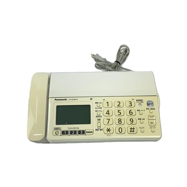 Panasonic◇FAX電話 おたっくす KX-PZ200DL-W [ホワイト] : セカンド 