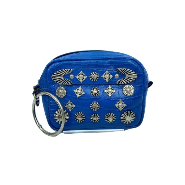 TOGA PULLA◇ウエストポーチ/メタルポーチ/ポーチ/BLU : セカンド