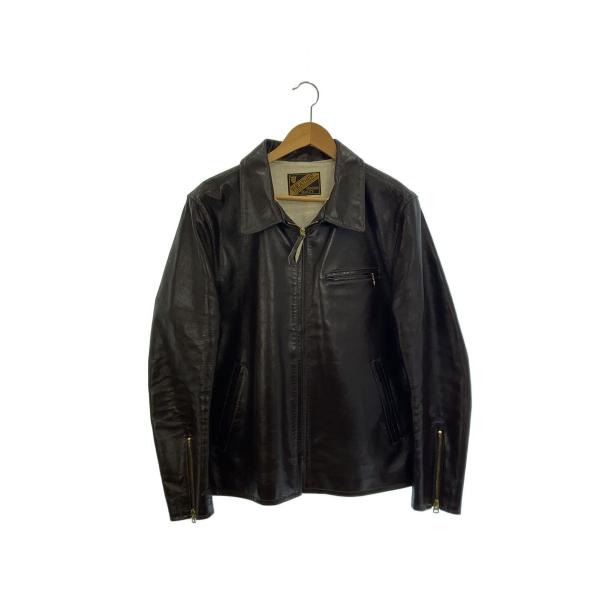 Y'2 LEATHER◇PR-65/HORSE LIGHT/シングルライダースジャケット/44/馬