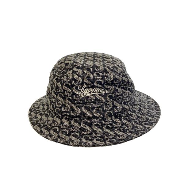 Supreme◇21AW/Monogram Denim Crusher Hat/バケットハット/コットン