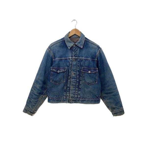 50s Levi's リーバイス 507XXハギ付き 2nd 片面タブ Levi's◇VT/50s/XX/517/2nd/ハギ付/Gジャン/40/デニム/IDG/ダメージ有